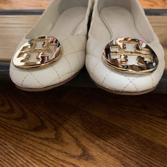 Tory Burch Quilted Reva Ballet Flats - Picture 2 of 7